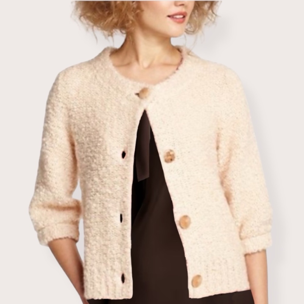 Anthropologie HWR Cardigan Mohair
Blend Sweater | Small | Fox Print Lining | $35